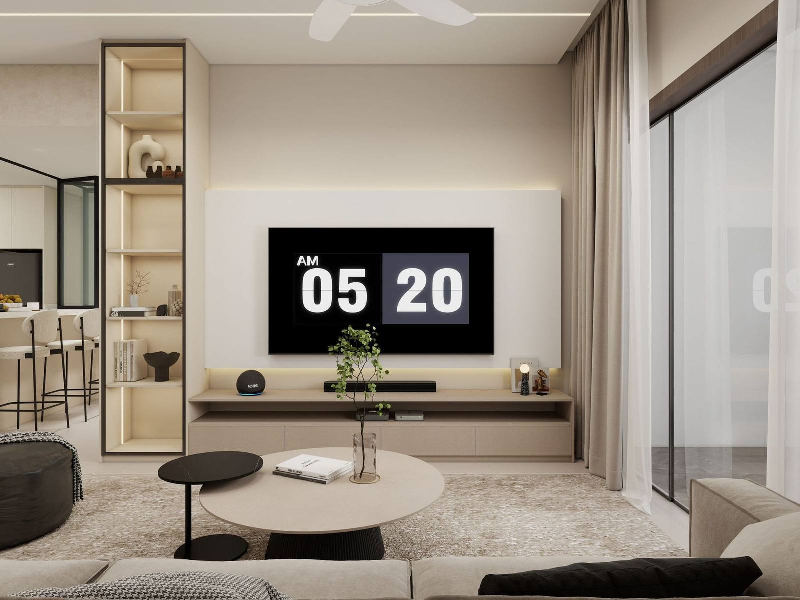 Arunya A-26-02 TV feature wall